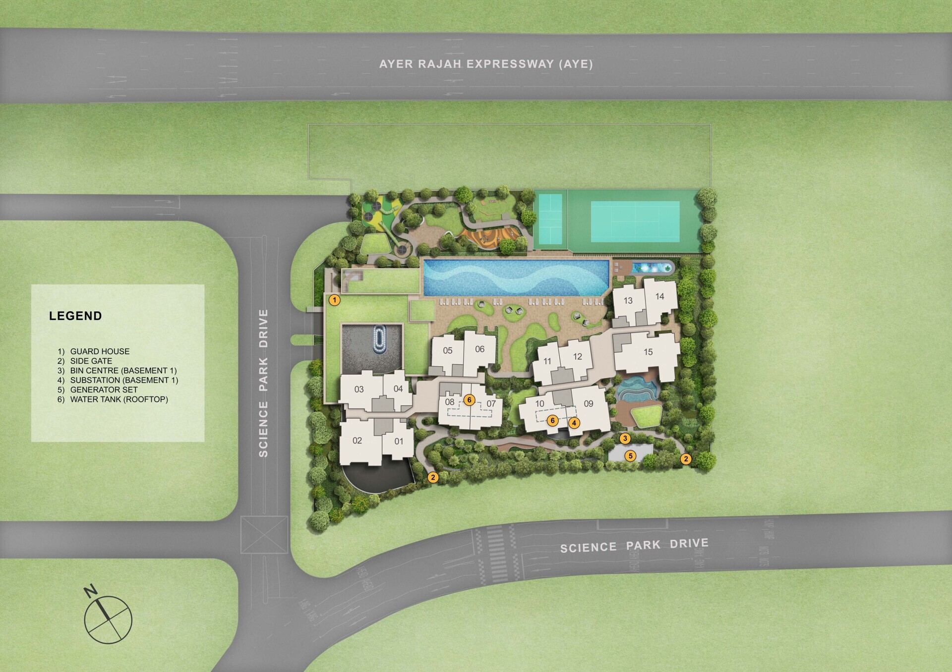 Lyndenwoods siteplan